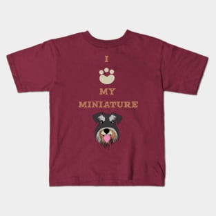 MIniature Schnauzer Kids T-Shirt